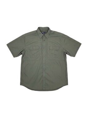 5.11 Tactical Taclite Pro Short Sleeve Shirt TDU Green Ripstop Men’s XL